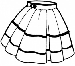 skirt-coloring-page